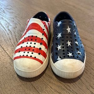 Red white and blue natives size 10